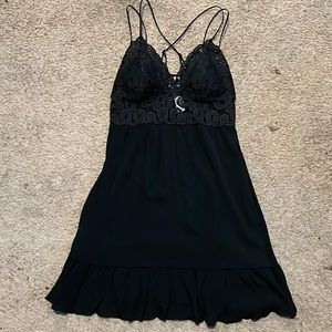 Victoria’s Secret back dress with lace top